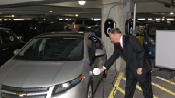 Indy airport installs vehicle charging stations