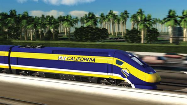 High-speed rail off track