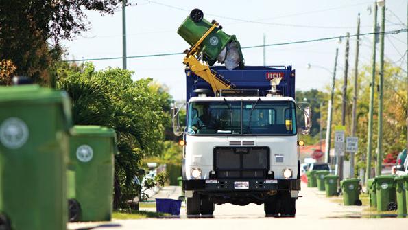 Hydraulic hybrid garbage trucks save Miami fuel and money