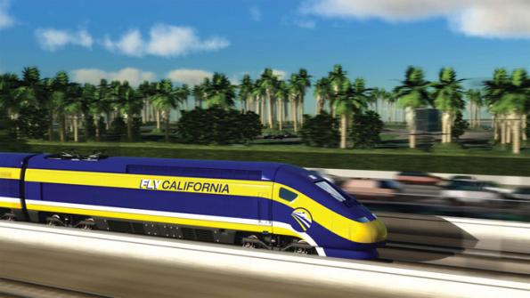 California bullet train on track