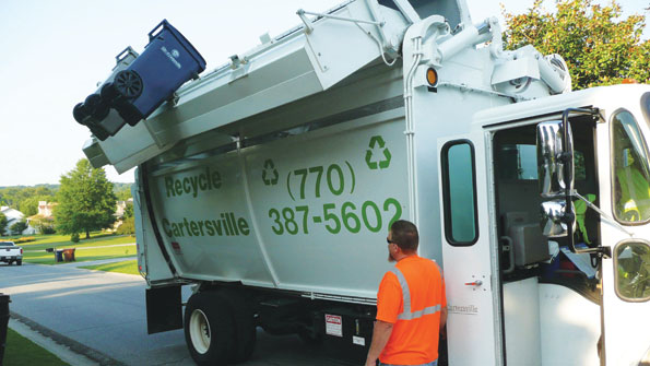 Small town implements curbside recycling program