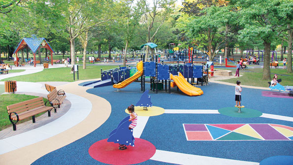 Playground brings together children of all mental, physical abilities