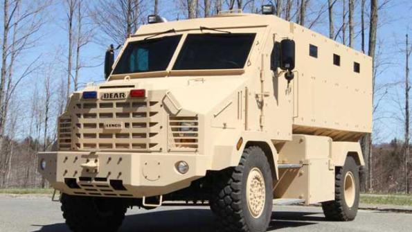 Armored vehicle completes blast testing (with related video)