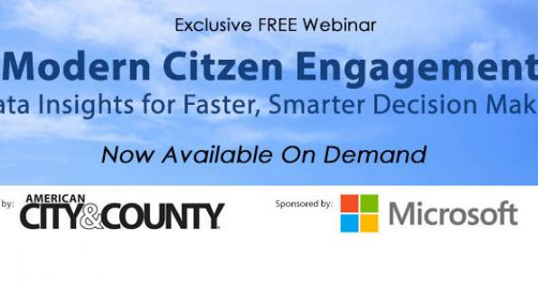 Modern citizen engagement: Data insights for faster, smarter decision making