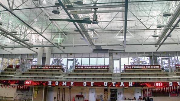 Air movement system helps university swimming pool pass smell test