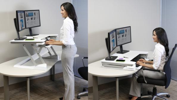 Poll respondents taking a stand on standing desks (with related video)