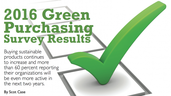 2016 green purchasing survey results