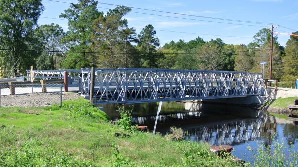 Prefab bridges speed infrastructure repairs in Louisiana