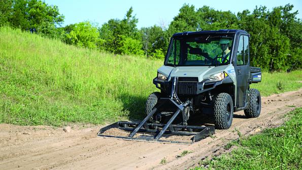 Versatile utility vehicle simplifies soil preparation (with related video)