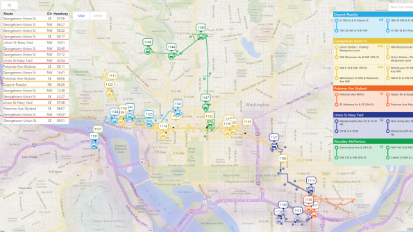 D.C. transportation agency tracks buses in real time through mobile intelligence