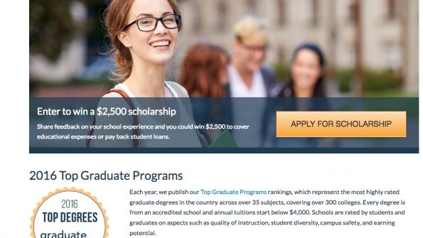 Robust site offers insight into graduate programs