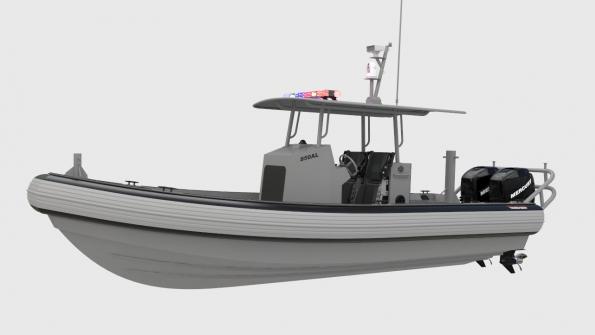 Boat performs law enforcement and other municipal tasks