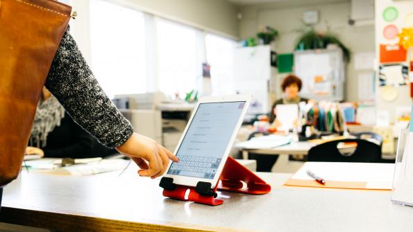 California school’s visitor registration system makes parents feel at home