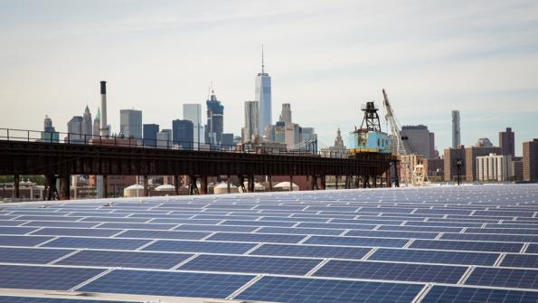 Clean energy project: Solar installation at Brooklyn Navy Yard