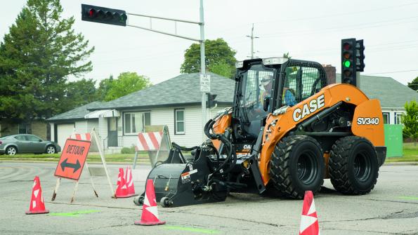 Use this skid steer for heavy-duty earthmoving and other tasks