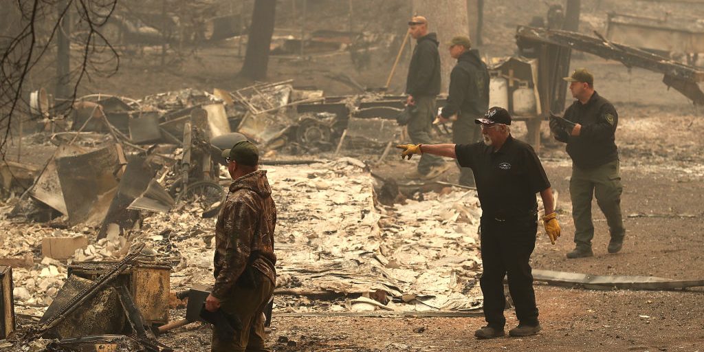 California wildfire levels town, sparks county crime wave and housing shortage