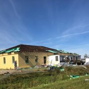 Destroyed houses in Panama City, Fla. following Hurricane Michael