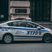 NYPD Prius car