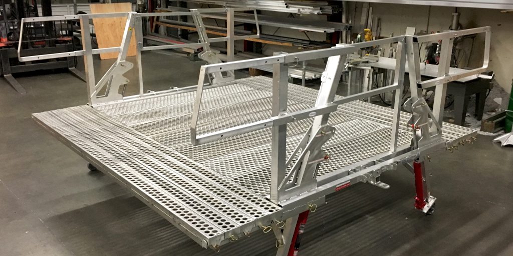 Bricking Solutions’ new Rolling  Work Platform increases productivity