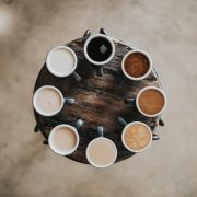 cups with different colored liquids symbolizing diversity