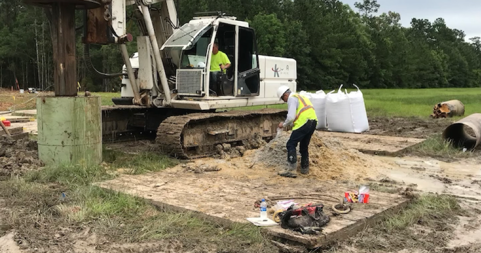 Dewatering the Sabine River Pipeline tunnel sites