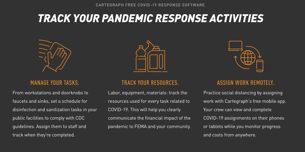 Cartegraph releases free COVID-19 response software for local government agencies