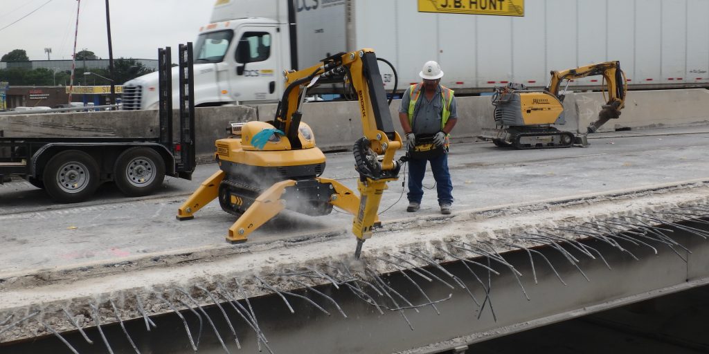 Using high-tech demolition to increase productivity and safety in bridge work