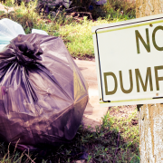 No dumping sign