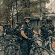 Police on bikes