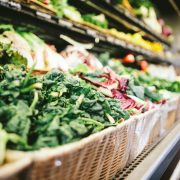 produce at a grocery store