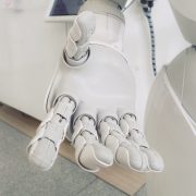 robot hand white