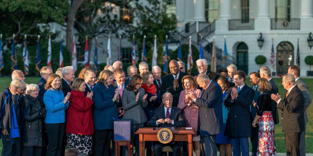 Historic $1.2 trillion bipartisan infrastructure bill signed into law