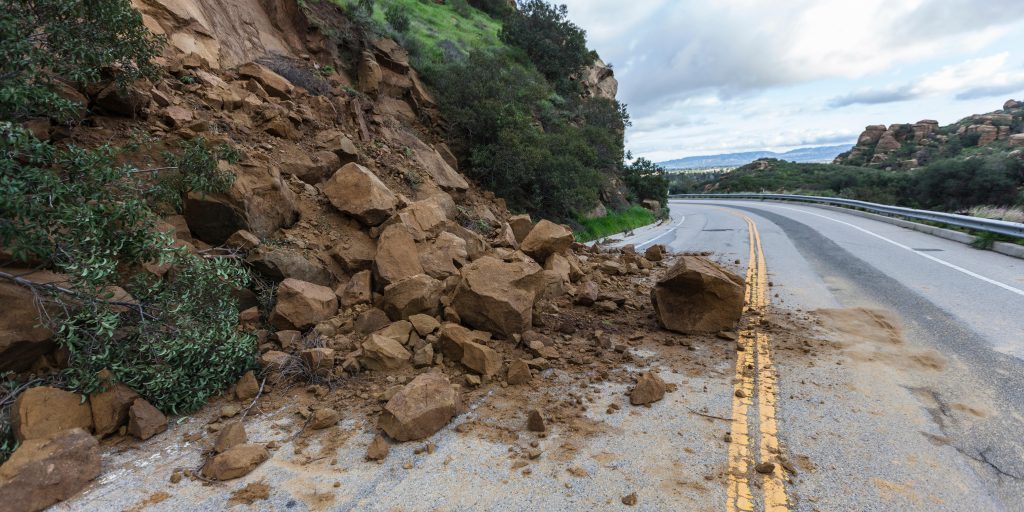 Managing landslides along road corridors using remote sensing